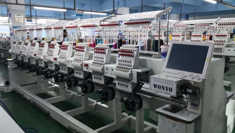 10 Heads 12 Needle Embroidery Machine in Peru